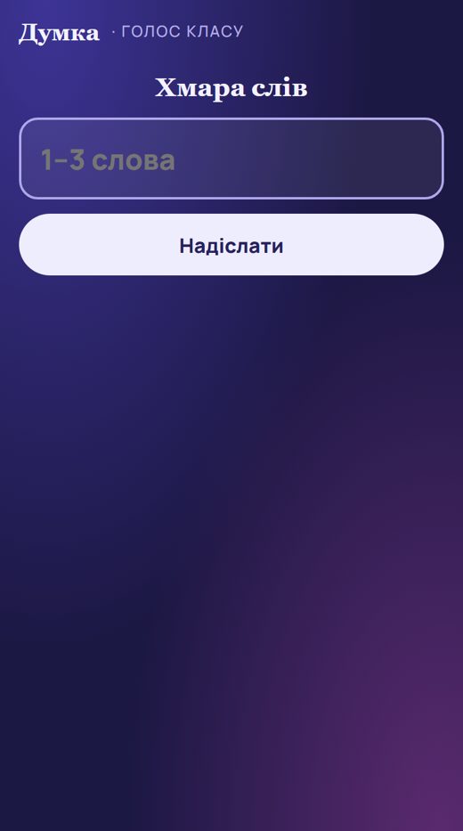 Хмара слів – телефон учня